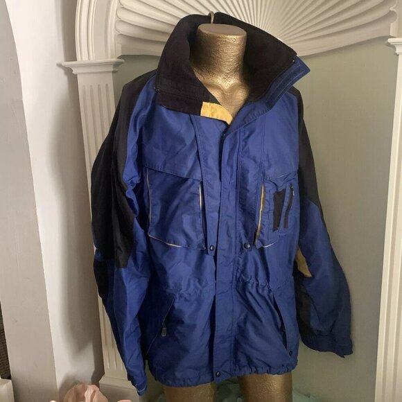 Red Ledge. Size L+. Oversized. Blue. Lined. Heavy. Zip/hook&loop. Vents. LC - Picture 1 of 4